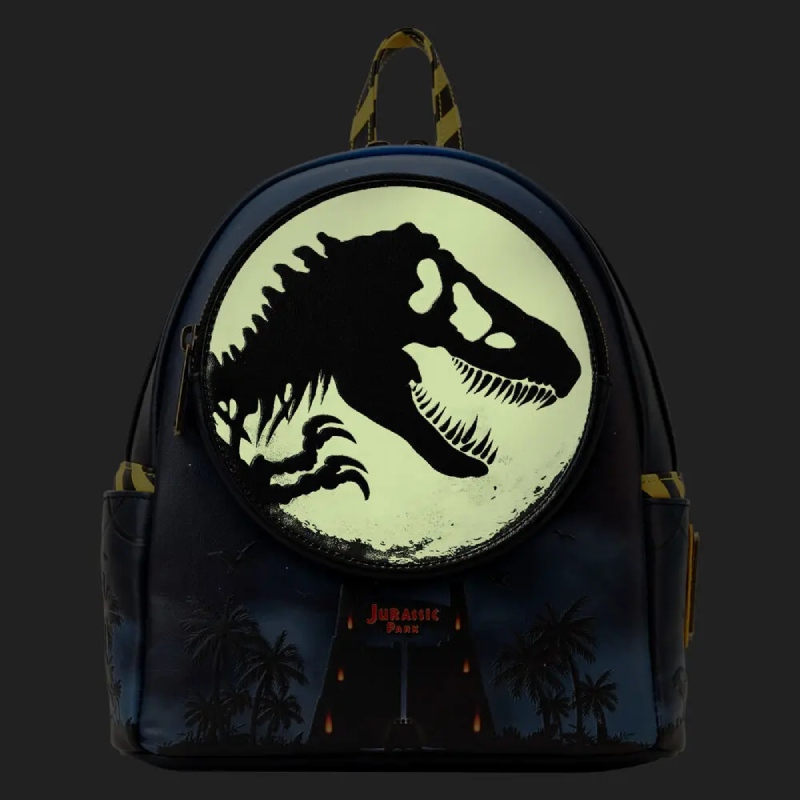 Loungefly - Zainetto - Jurassic Park - Jurassic Park 30th Anniversary Dino Moon GITD