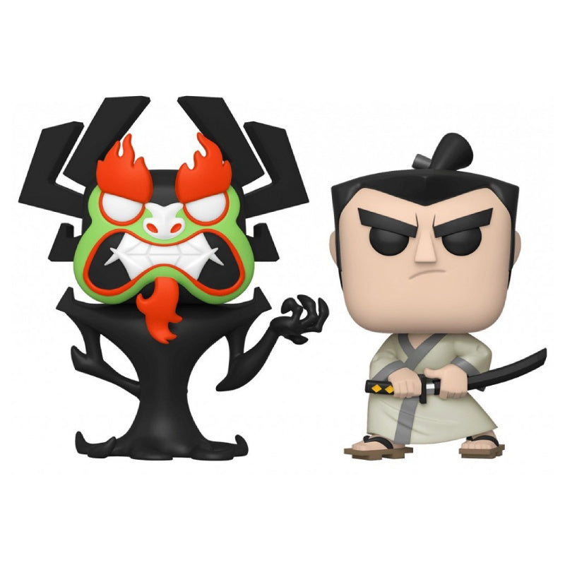 Funko POP! - Samurai Jack - 2pack Aku e Samurai Jack