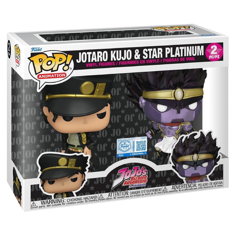 Funko POP! - Le bizzarre avventure di JoJo - Jotaru Kujo e Star Platinum