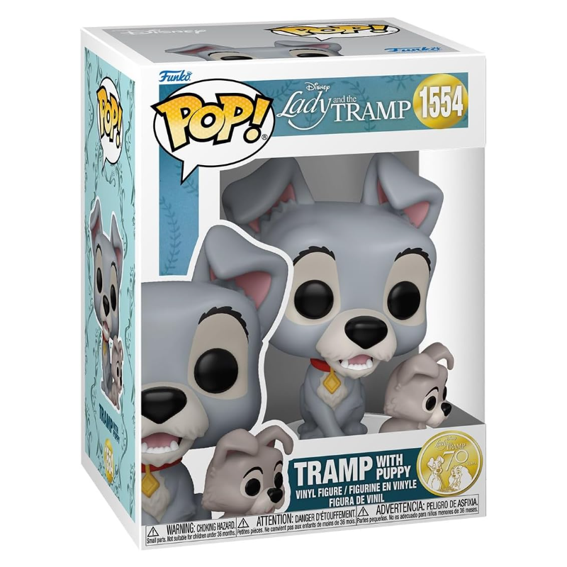 Funko POP! - Lilli e il vagabondo - Tramp with puppy 1554