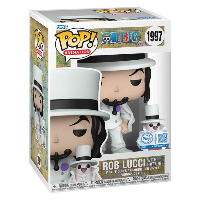 Funko POP! - One Piece - Rob Lucci with Hattori 1997