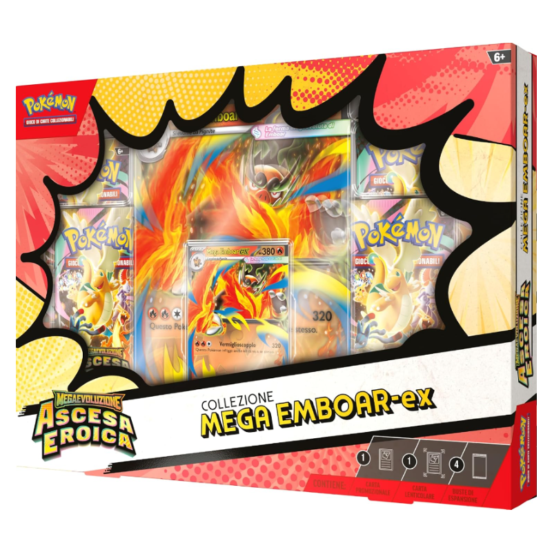 Pokémon - Ascesa Eroica - Collezione Mega Emboar EX (IT)