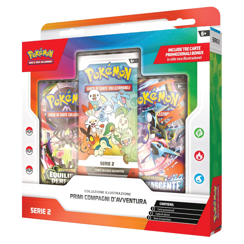 Pokémon - Collezione Illustrazione Primi compagni d'avventura Serie 2 (IT)