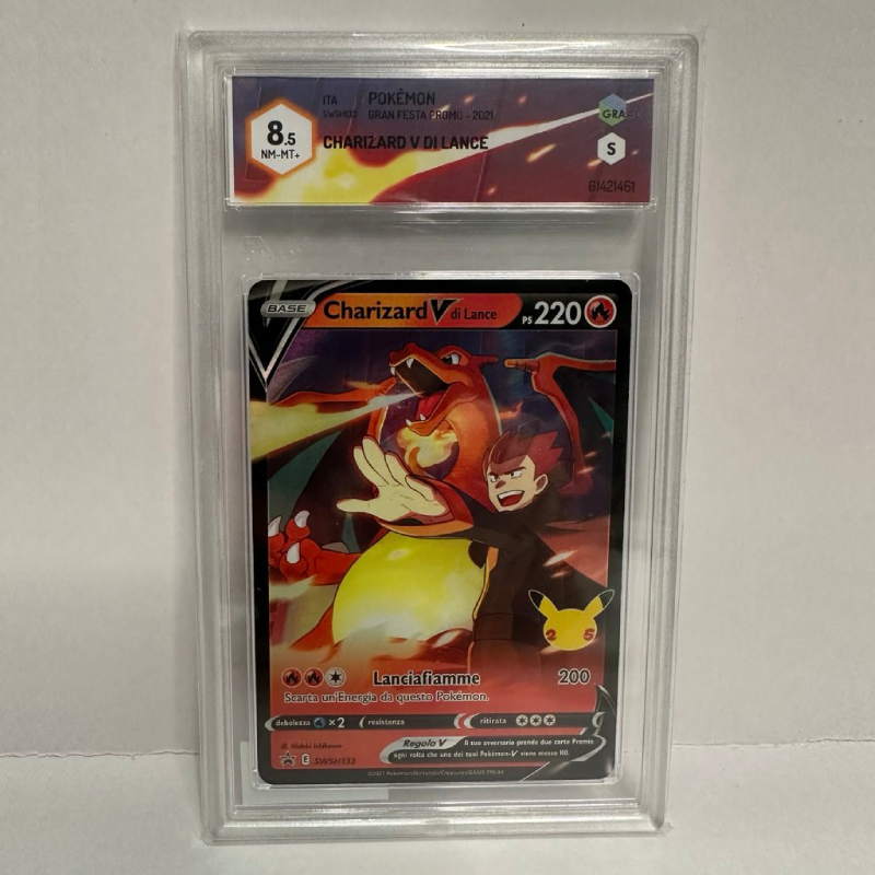 Pokémon - GRAAD - Charizard di Lance V (Promo) GRAAD 8.5 (IT)