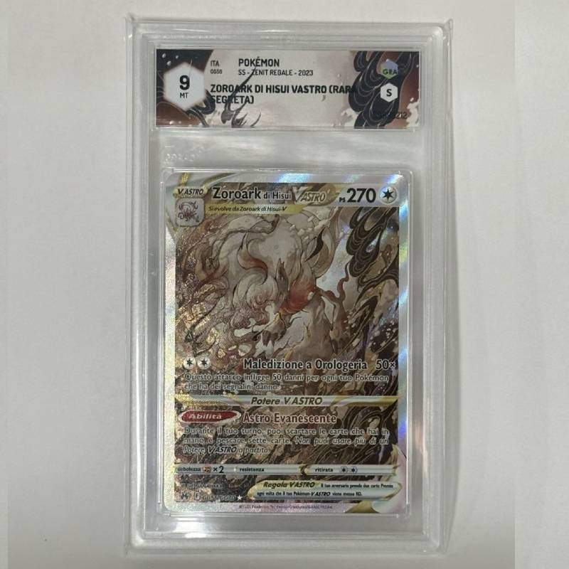 Pokémon - GRAAD - Zoroark di Hisui VASTRO (Zenit Regale 2023) GRAAD 9 (IT)