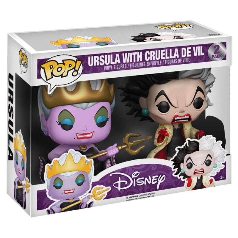 Funko POP! - La sirenetta/La carica dei 101 - Ursula with Cruella De Vil