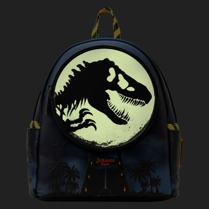 Loungefly - Zainetto - Jurassic Park - Jurassic Park 30th Anniversary Dino Moon GITD