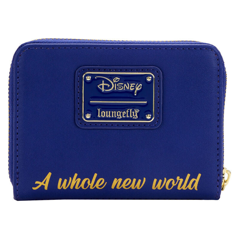 Loungefly - Portafoglio con zip - Aladdin - Aladdin 30th Anniversary A Whole New World