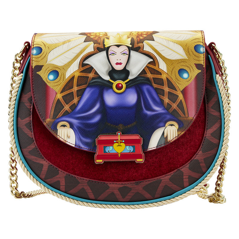 Loungefly - Borsa a tracolla - Biancaneve e i sette nani - Evil Queen Throne