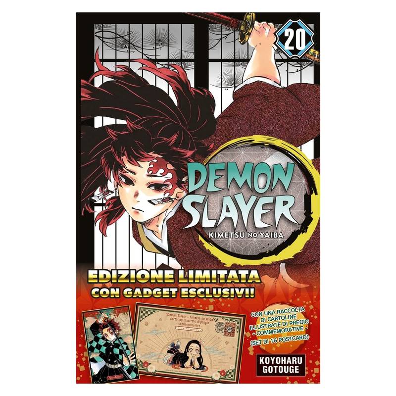 Demon Slayer - Kimetsu No Yaiba 20 Limited Edition con 16 postcard