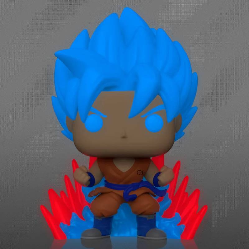 Funko POP! - Dragon Ball - SSGSS Goku (Kaio-Ken Times Twenty) GITD 1256