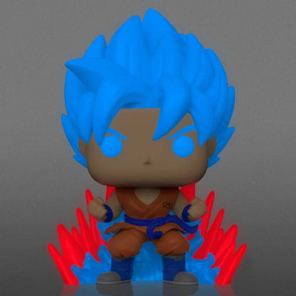 Funko POP! - Dragon Ball - SSGSS Goku (Kaio-Ken Times Twenty) GITD 1256