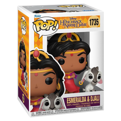 Funko POP! - Il gobbo di Notre Dame - Esmeralda e Djali 1735