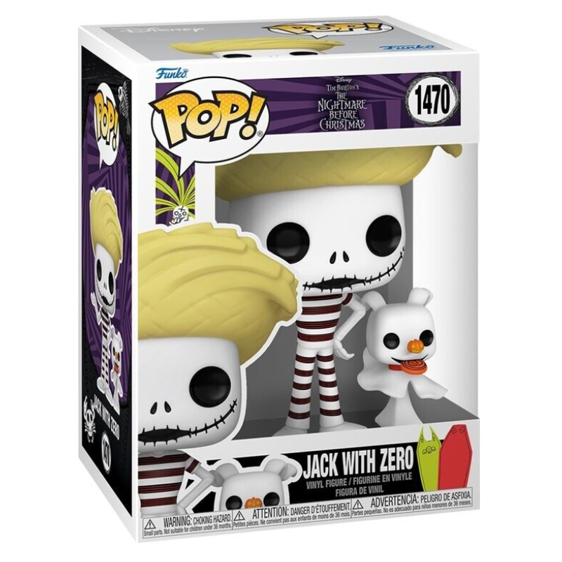 Funko POP! - Nightmare Before Christmas - Jack with Zero 1470