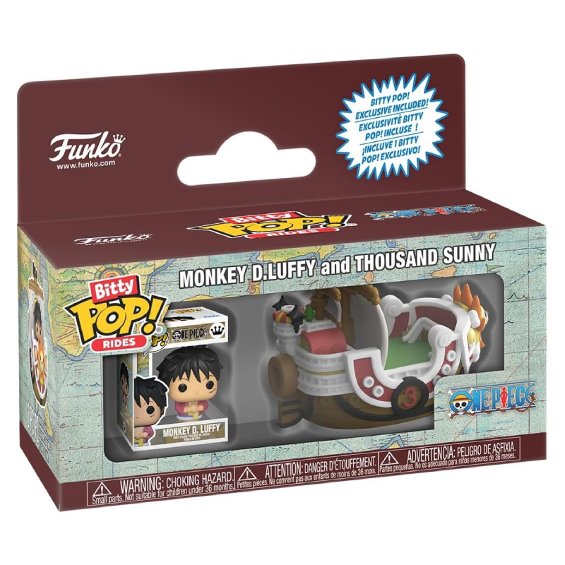 Funko POP! Bitty Rides - One Piece - Monkey D. Luffy and the Thousand Sunny