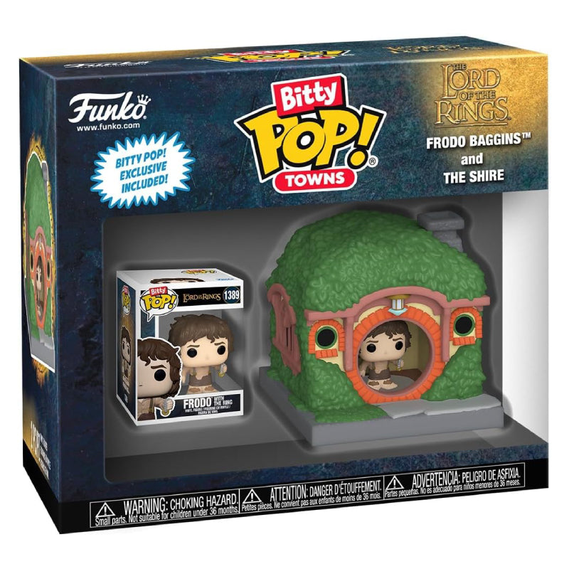 Funko POP! Bitty Towns - Il signore degli anelli - Frodo Baggins anh the shire