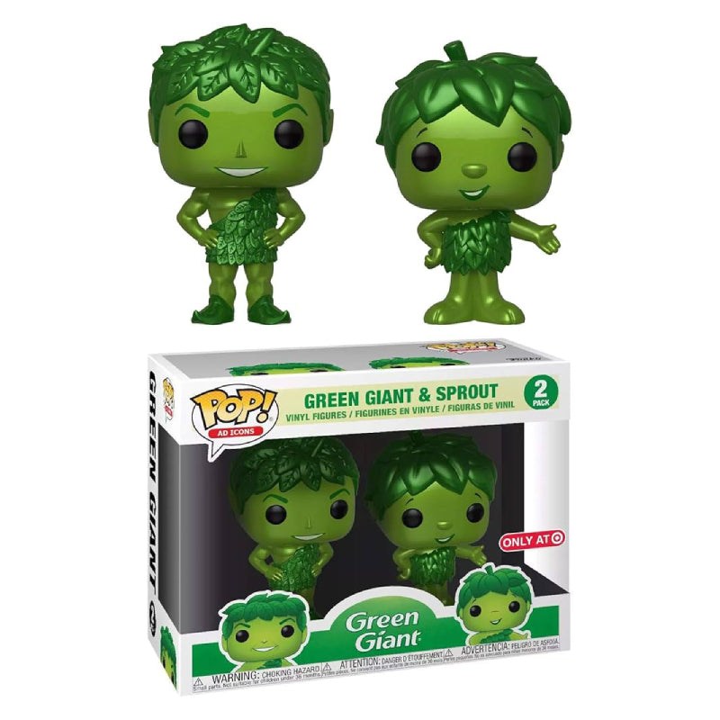 Funko POP! - Ad Icons - 2pack Green Giant e Sprout Metallic