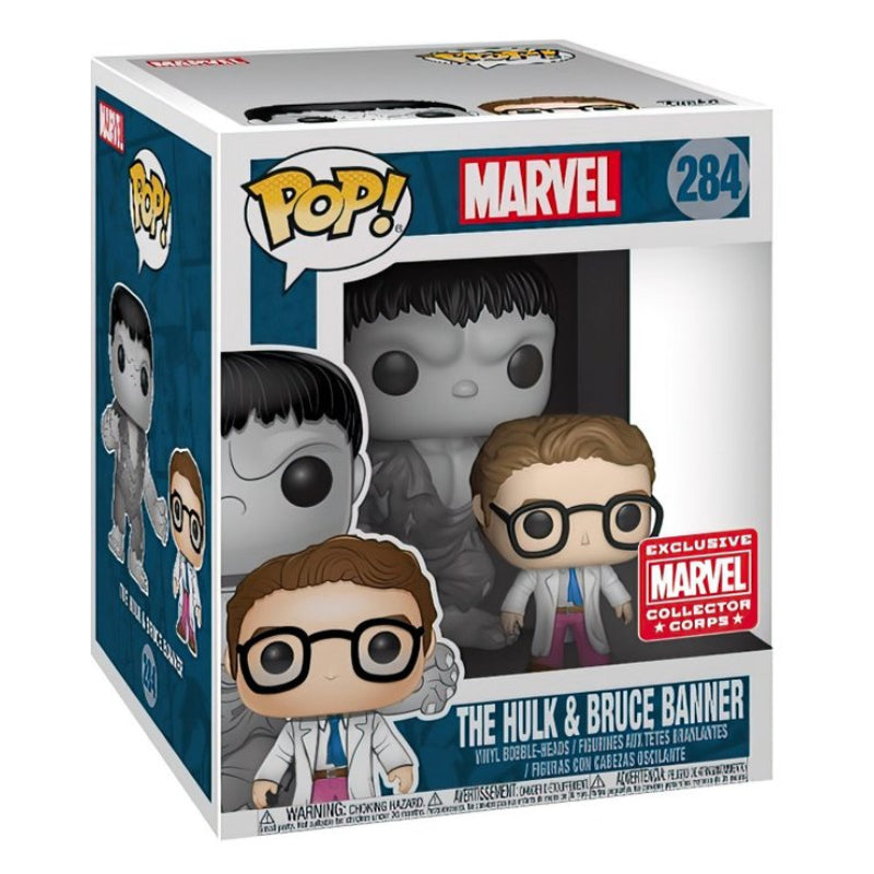 Funko POP! - Marvel - The Hulk e Bruce Banner 284