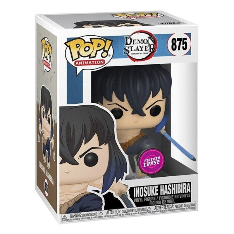 Funko POP! - Demon Slayer - Inosuke Hashibira CHASE FLOCKED 875