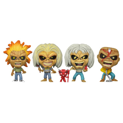 Funko POP! - Rocks - 4pack "Iron Maiden / Killers / The number of the beast / Piece of mind Eddie" GITD