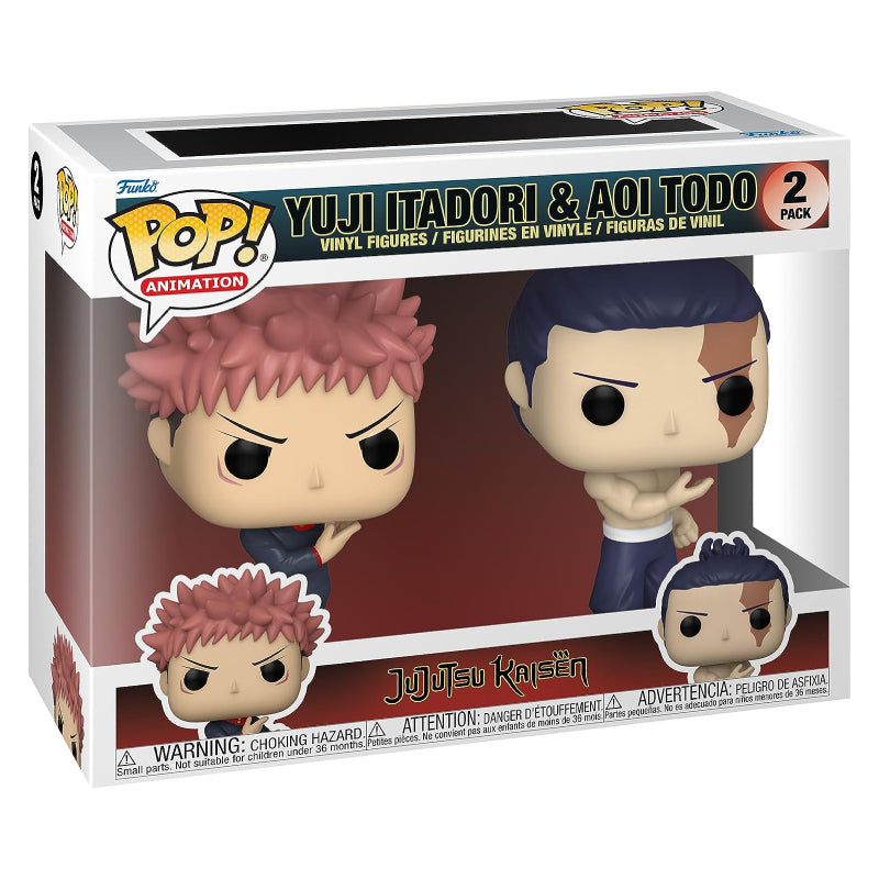 Funko POP! - Jujutsu Kaisen - 2pack Yuji Itadori e Aoi Todo