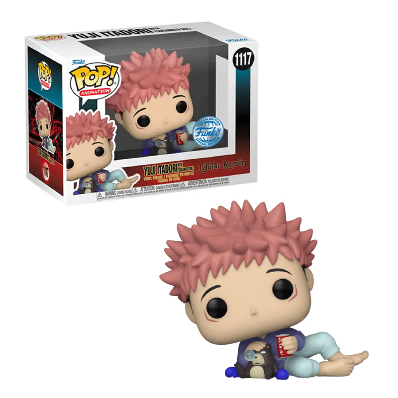 Funko POP! - Jujutsu Kaisen - Yuji Itadori with Tsukamoto doll 1117