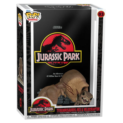 Funko POP! - Jurassic Park - Tyrannosaurus Rex e Velociraptor 03