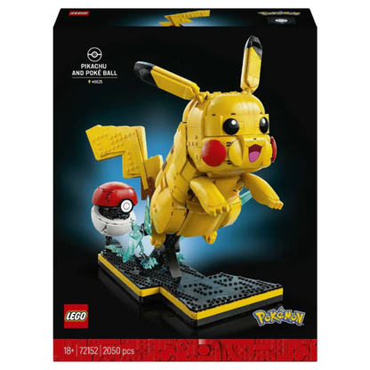 Lego - Pokémon - Pikachu e Poké Ball 72152