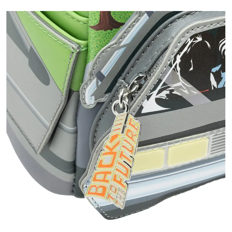 Loungefly - Zainetto - Back to the Future - 40Th Anniversary Nylon full-size backpack GITD