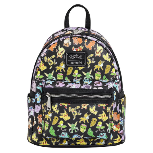 Loungefly - Zainetto - Pokémon - Multi character all over print