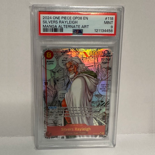 One Piece Card Game - PSA - Silvers Rayleigh (Two legends 2024) PSA 9 (ENG)