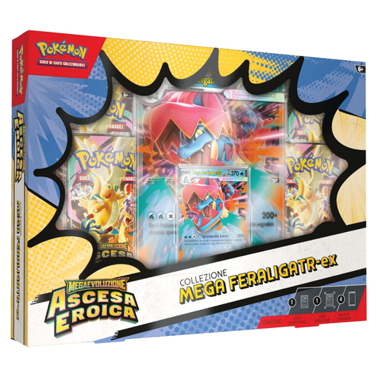Pokémon - Ascesa Eroica - Collezione Mega Feraligatr EX (IT)