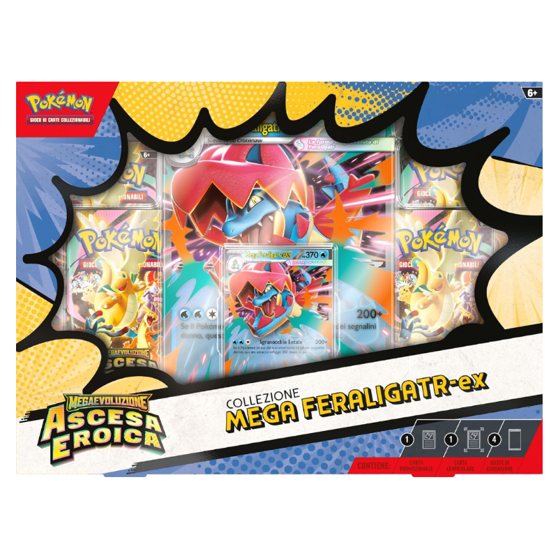 Pokémon - Ascesa Eroica - Collezione Mega Feraligatr EX (IT)