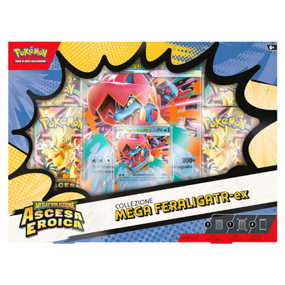 Pokémon - Ascesa Eroica - Collezione Mega Feraligatr EX (IT)