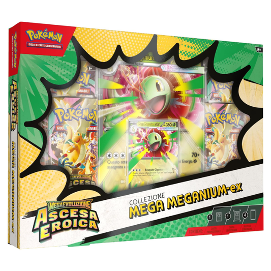 Pokémon - Ascesa Eroica - Collezione Mega Meganium EX (IT)