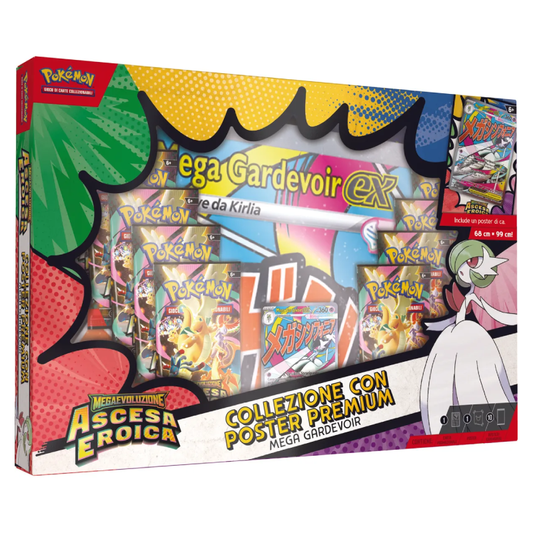 Pokémon - Ascesa Eroica - Collezione con poster premium Mega Gardevoir (IT)