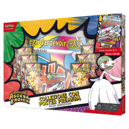 Pokémon - Ascesa Eroica - Collezione con poster premium Mega Gardevoir (IT)