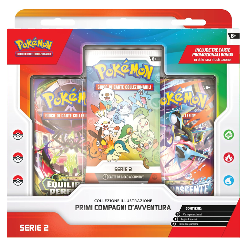Pokémon - Collezione Illustrazione Primi compagni d'avventura Serie 2 (IT)