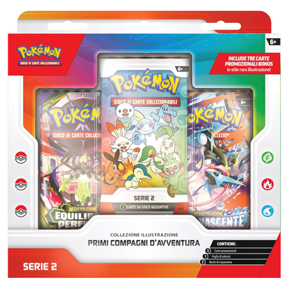 Pokémon - Collezione Illustrazione Primi compagni d'avventura Serie 2 (IT)