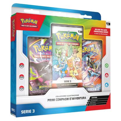Pokémon - Collezione Illustrazione Primi compagni d'avventura Serie 3 (IT)