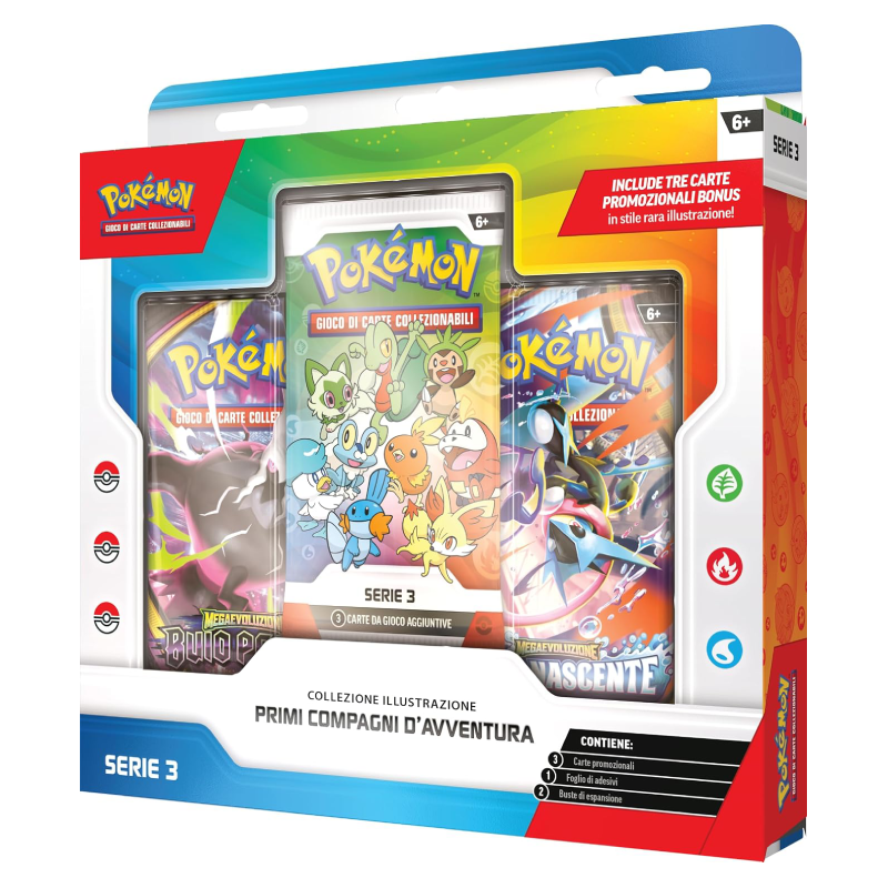 Pokémon - Collezione Illustrazione Primi compagni d'avventura Serie 3 (IT)