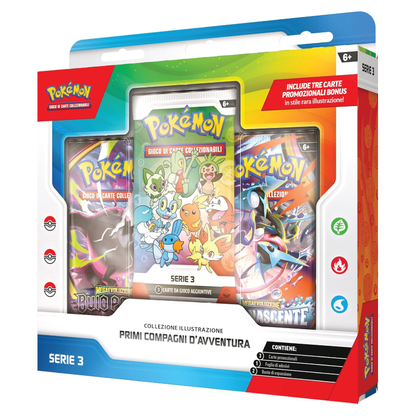 Pokémon - Collezione Illustrazione Primi compagni d'avventura Serie 3 (IT)