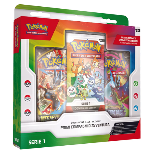Pokémon - Collezione Illustrazione Primi compagni d'avventura (IT)