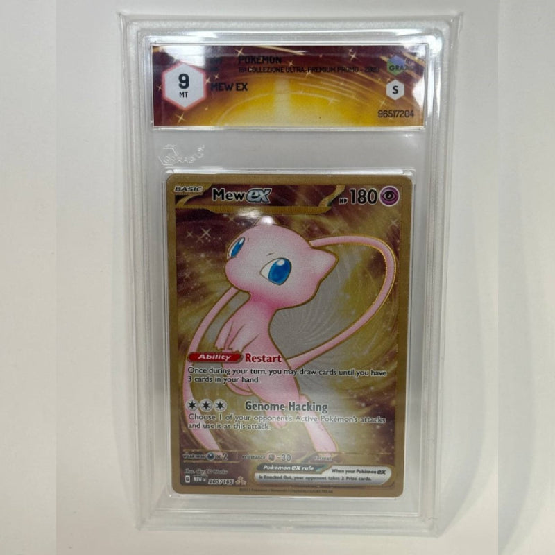 Pokémon - GRAAD - Mew EX (151 Collezione Ultra Premium Promo 2023) GRAAD 9 (ENG)