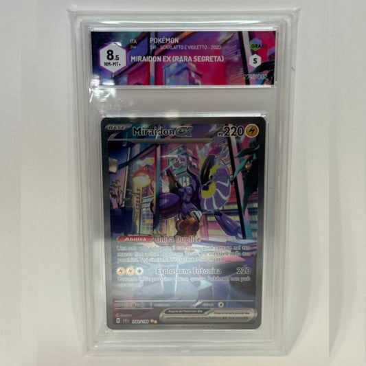 Pokémon - GRAAD - Miraidon EX (Scarlatto e Violetto 2023) GRAAD 8.5 (IT)