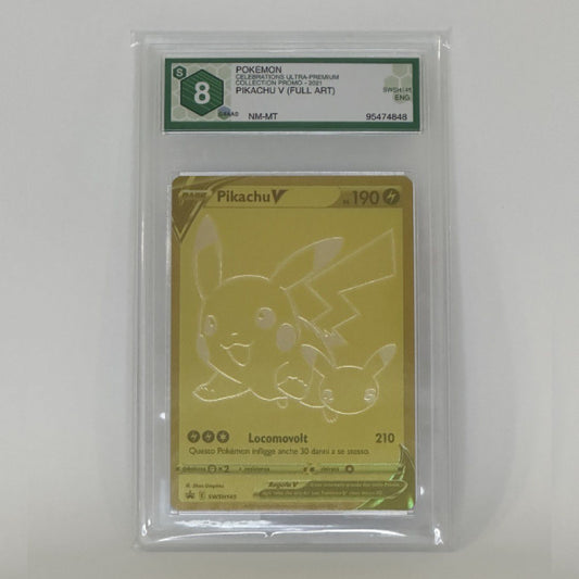 Pokémon - GRAAD - Pikachu V (Gran Festa Collezione Ultra Premium Promo 2021) GRAAD 8 (IT)