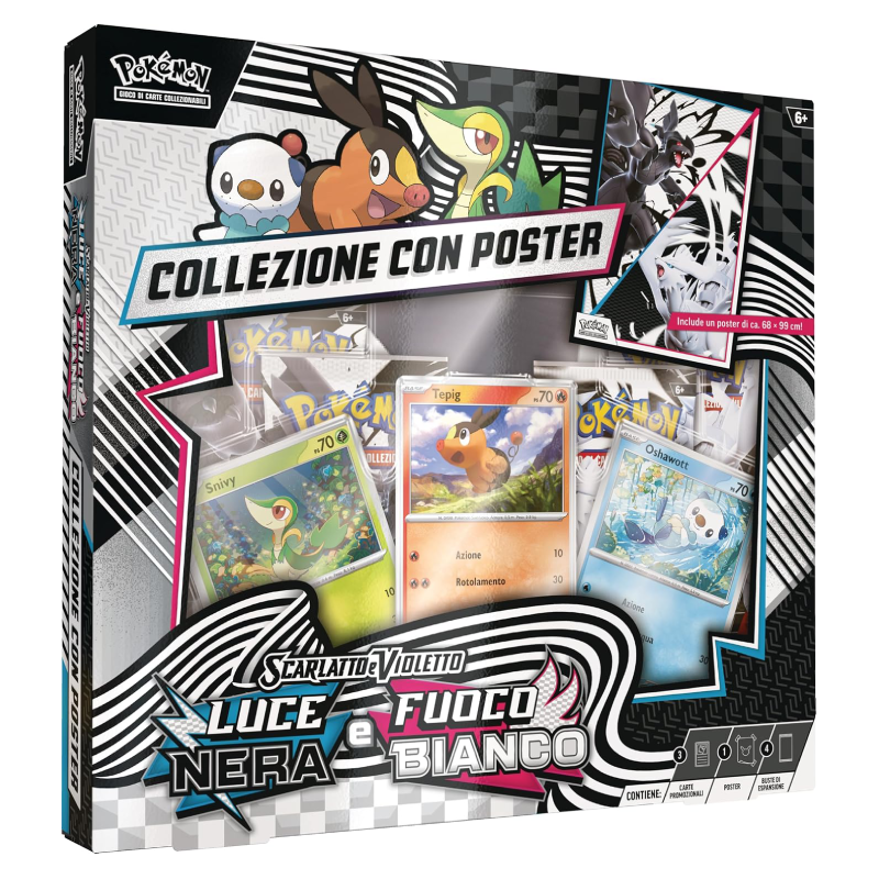 Pokémon - Luce Nera e Fuoco Bianco - Collezione con poster (IT)