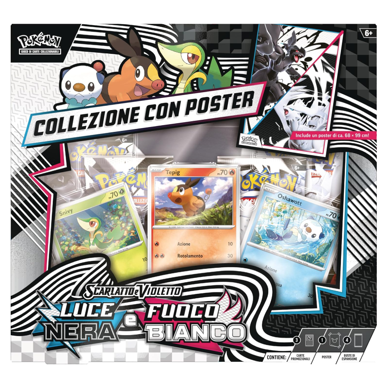Pokémon - Luce Nera e Fuoco Bianco - Collezione con poster (IT)