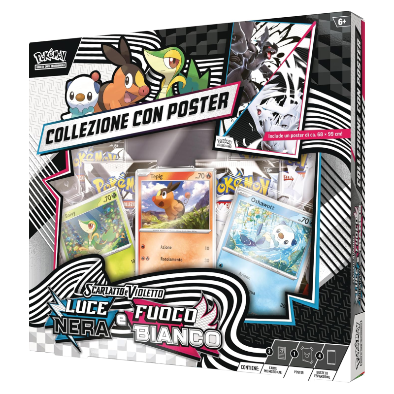 Pokémon - Luce Nera e Fuoco Bianco - Collezione con poster (IT)