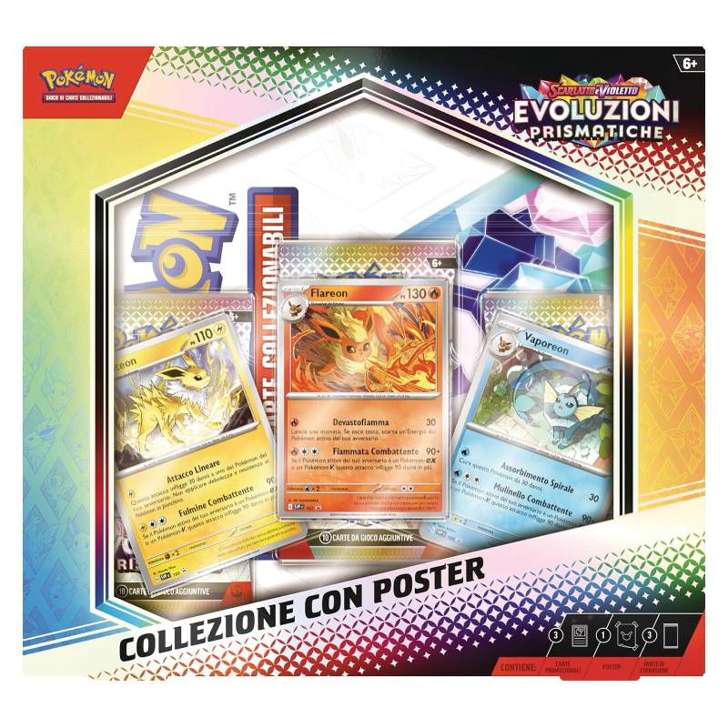Pokémon - Evoluzioni Prismatiche - Collezione con poster (IT)